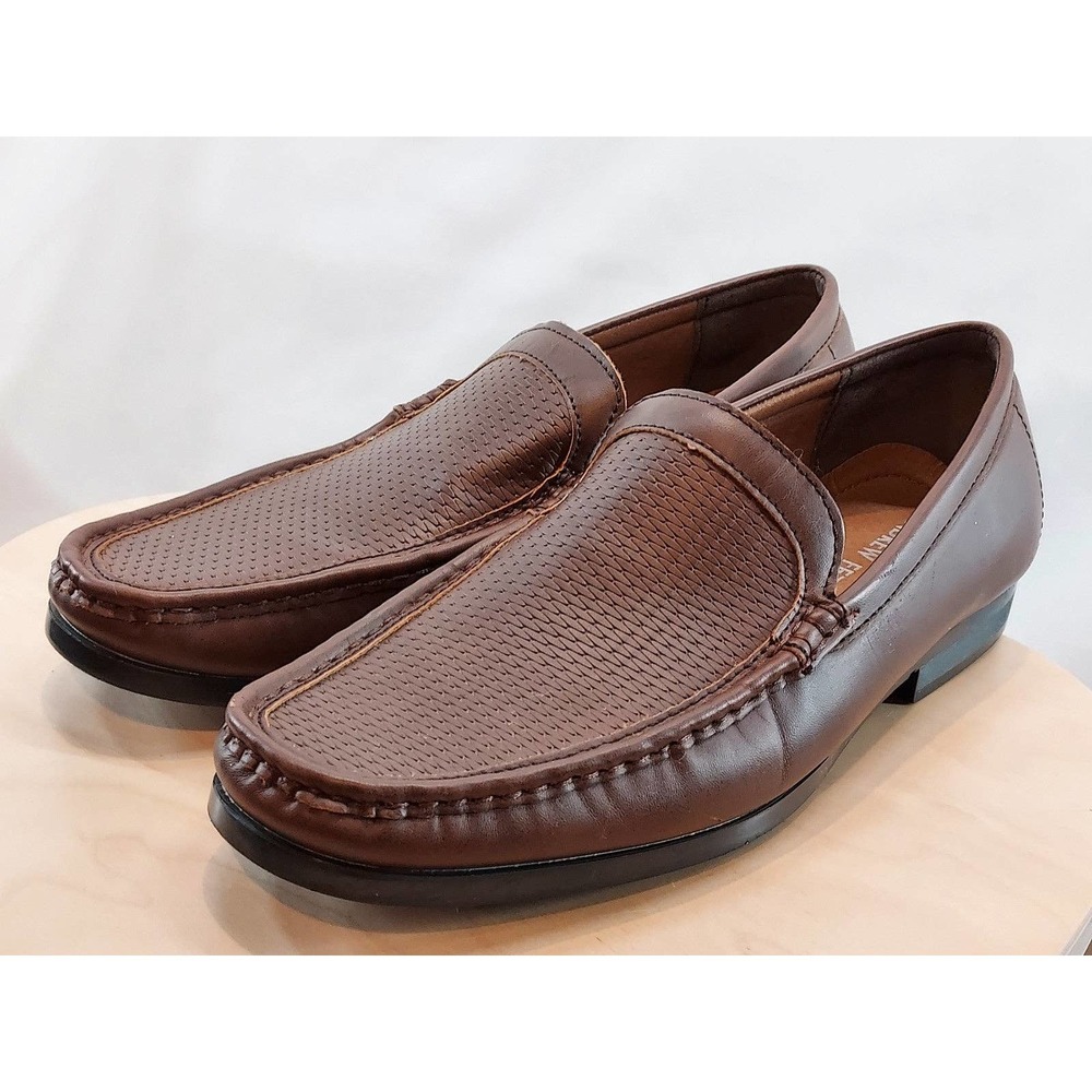 Andrew Fezza Brown | Coffee | Mens Slip On Loafer Size 9
